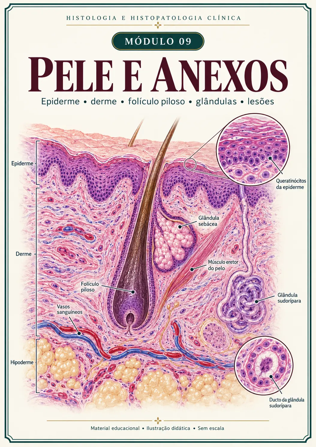 Módulo 09 — Pele e Anexos