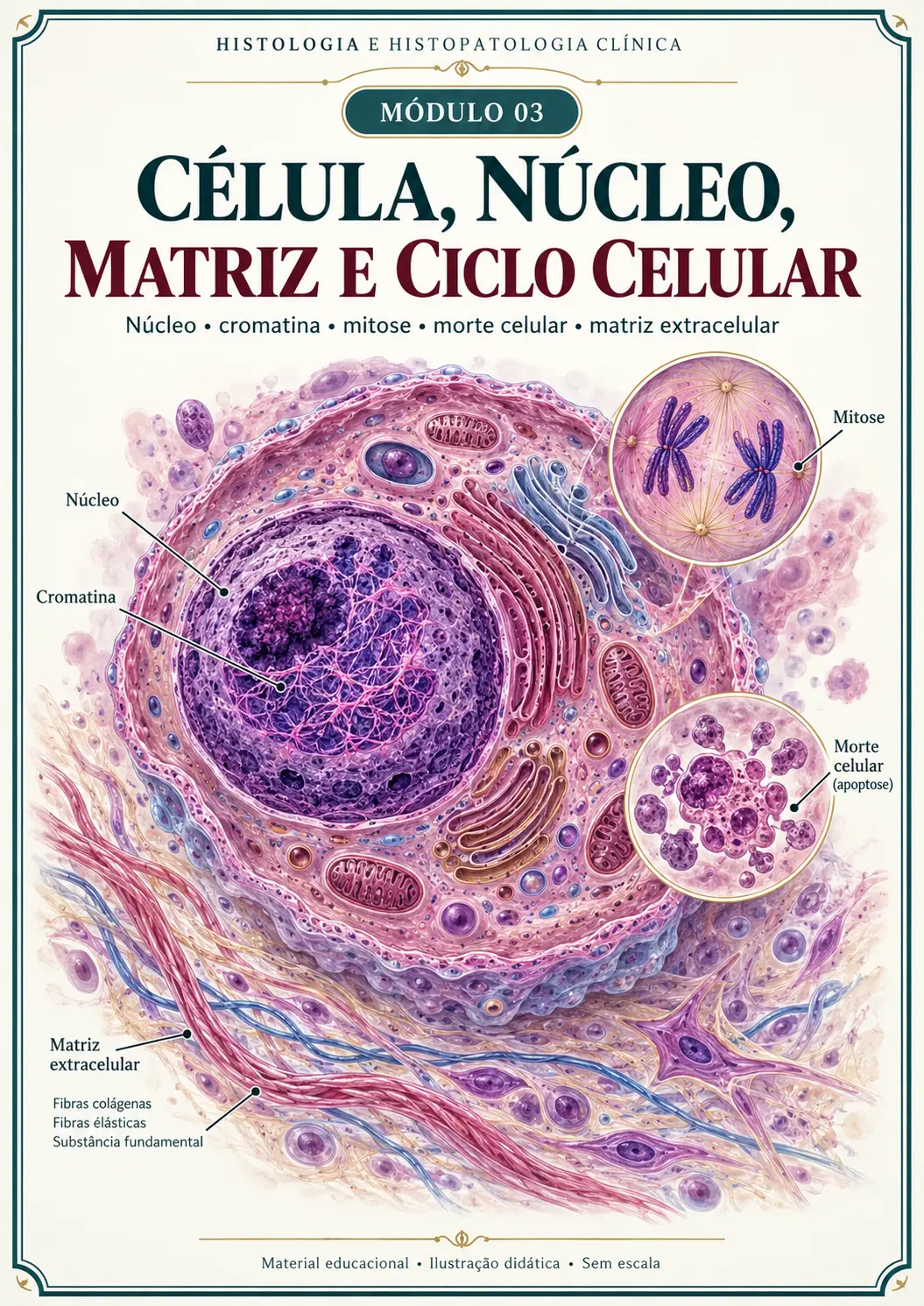 Módulo 03 — Célula, Núcleo, Matriz e Ciclo Celular