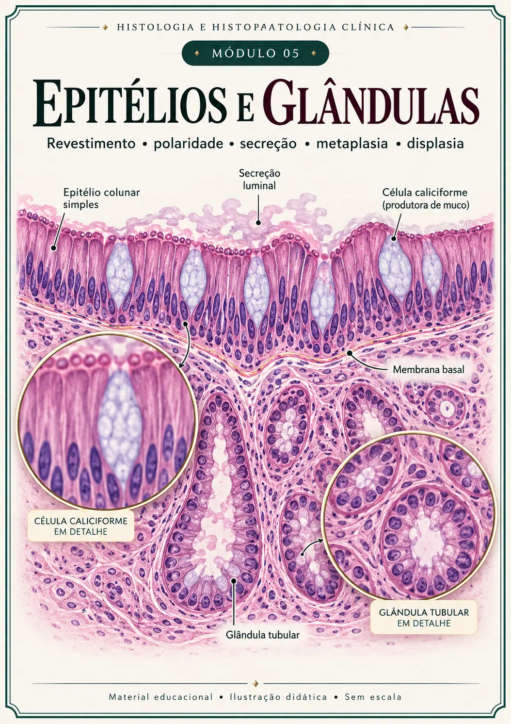 Módulo 05 — Epitélios e Glândulas