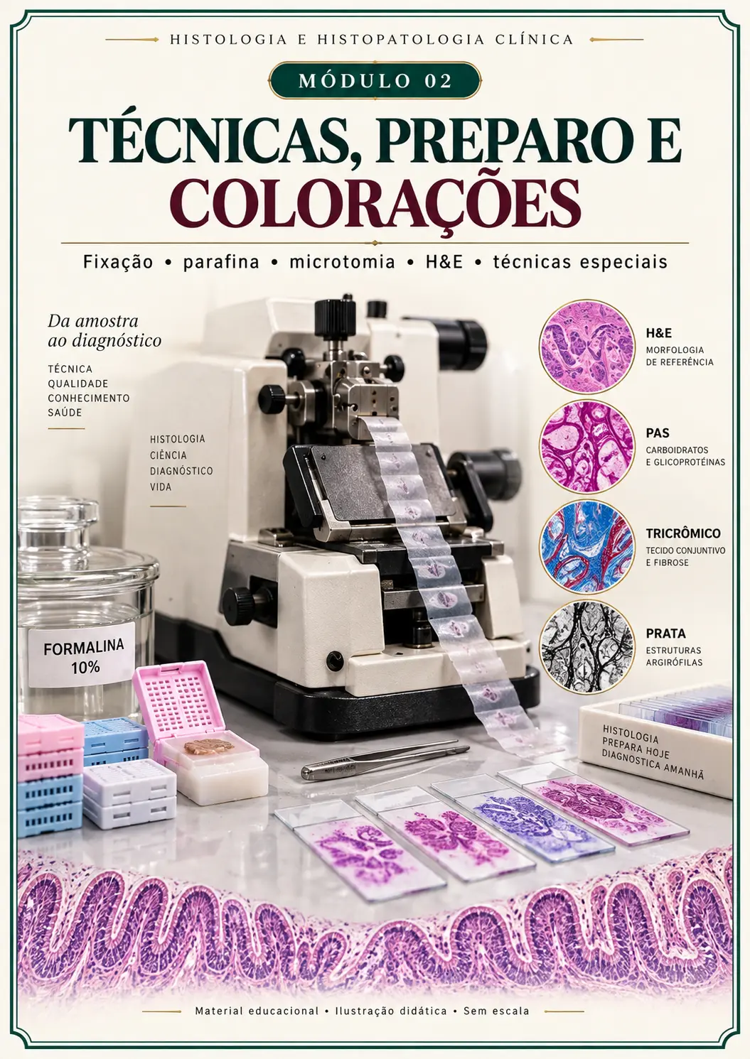 Módulo 02 — Técnicas, Preparo e Colorações